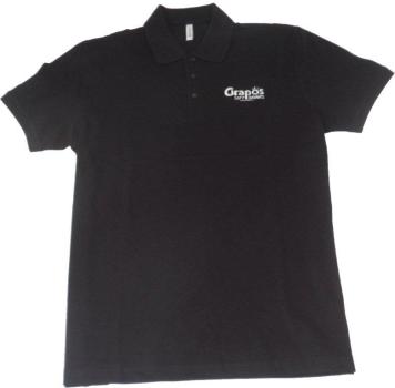 Polo Shirt Short Sleeve Large/black