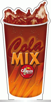 Product-Table-Cards Cola Mix plastic 90 x 178 x 90 mm