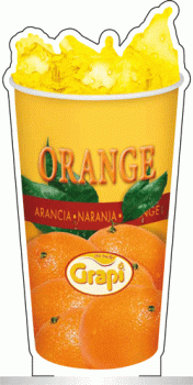 Product-Table-Cards Grapi Orange plastic 90 x 178 x 90 mm