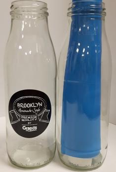 Brooklyn glass bottle 500 ml with calibration 0.5l