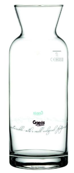 Grapos carafe glass VILLAGE 1 l