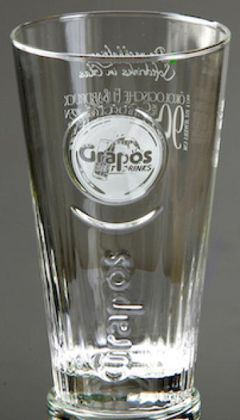 Grapos Brand glass matt white 0.4 liters