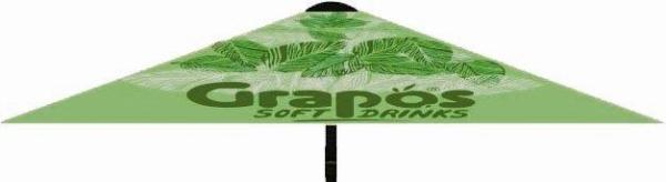 Slip-Cover for parasol (until year 2023)  350x350 cm green