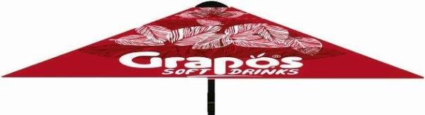 Slip-Cover for parasol (until year 2023)  350x350 cm red